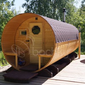 Sudová sauna „MEGA 2“ s verandou